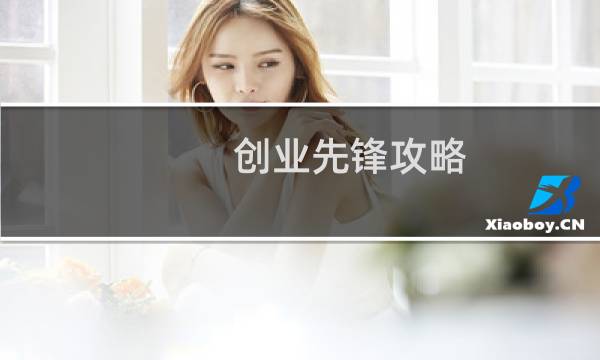创业先锋攻略