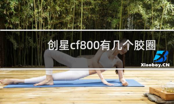 创星cf800有几个胶圈