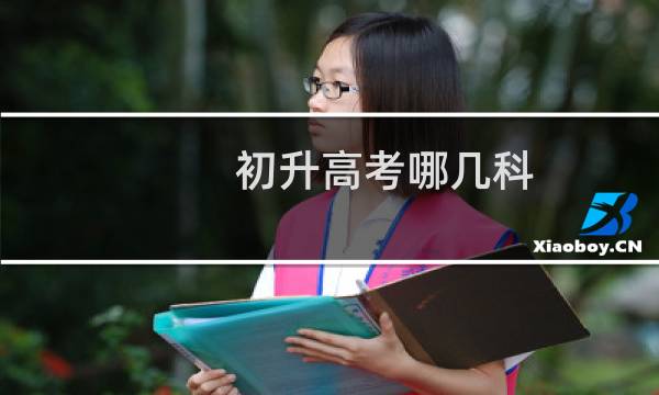 初升高考哪几科