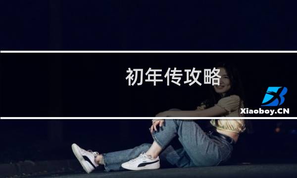 初年传攻略 中毒