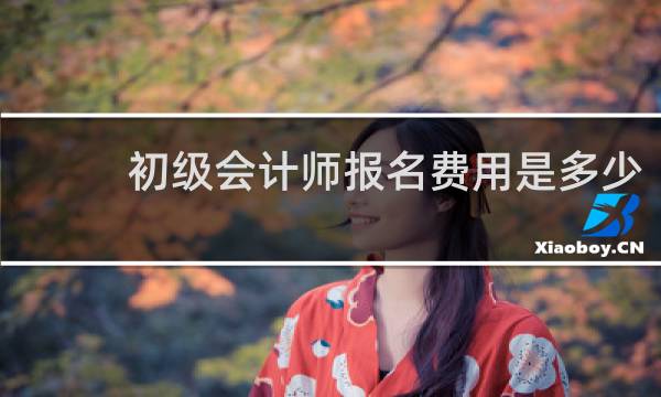 初级会计师报名费用是多少