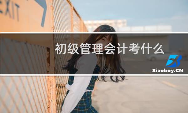 初级管理会计考什么