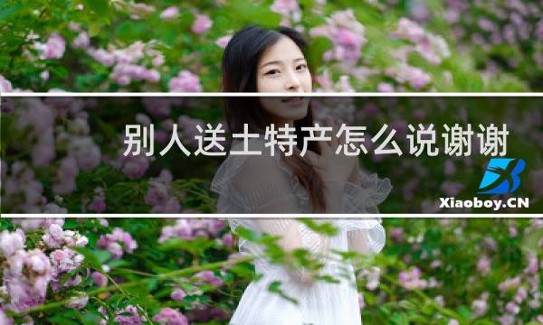 别人送土特产怎么说谢谢