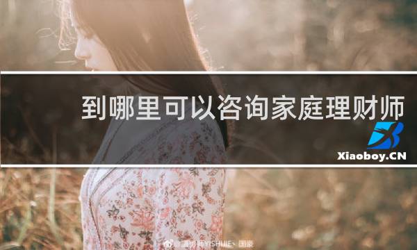 到哪里可以咨询家庭理财师