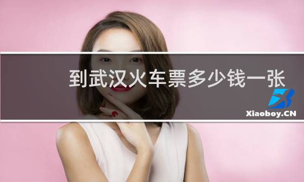 到武汉火车票多少钱一张
