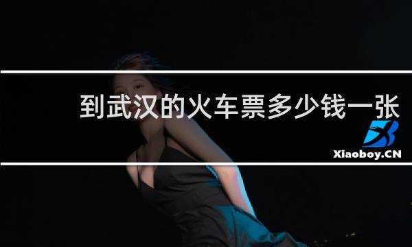 到武汉的火车票多少钱一张