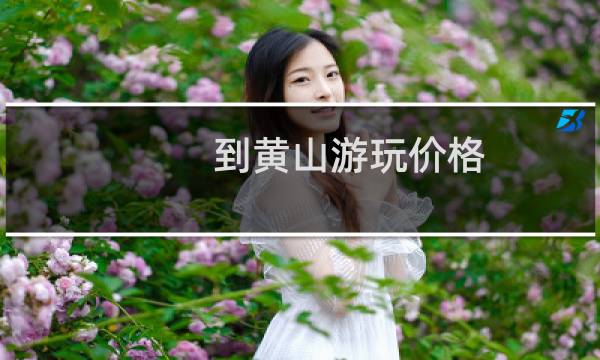 到黄山游玩价格
