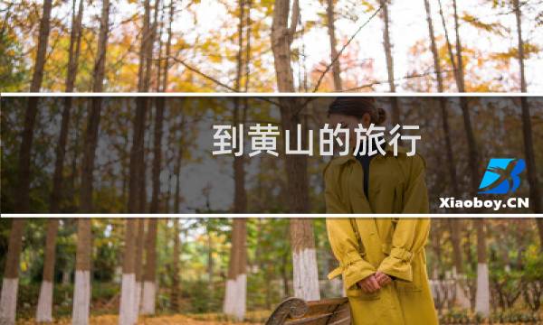 到黄山的旅行