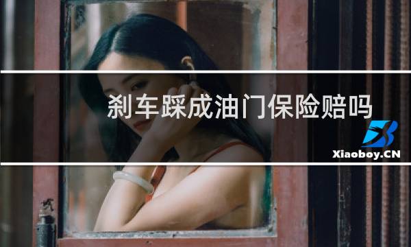 刹车踩成油门保险赔吗