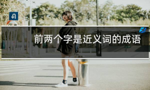 前两个字是近义词的成语