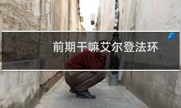 前期干嘛艾尔登法环