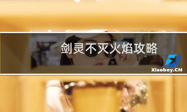 剑灵不灭火焰攻略
