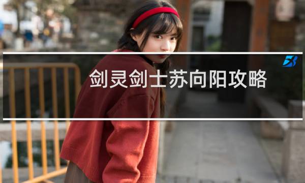 剑灵剑士苏向阳攻略