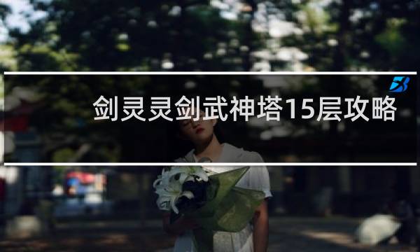 剑灵灵剑武神塔15层攻略