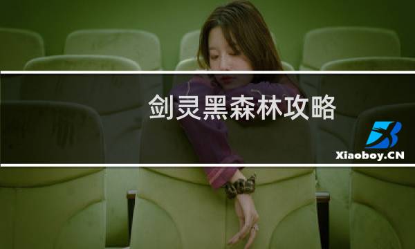 剑灵黑森林攻略