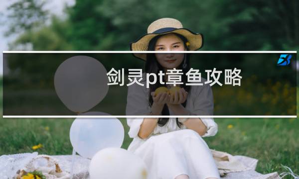 剑灵pt章鱼攻略