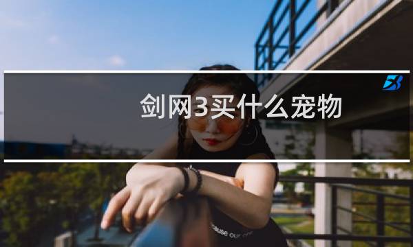 剑网3买什么宠物