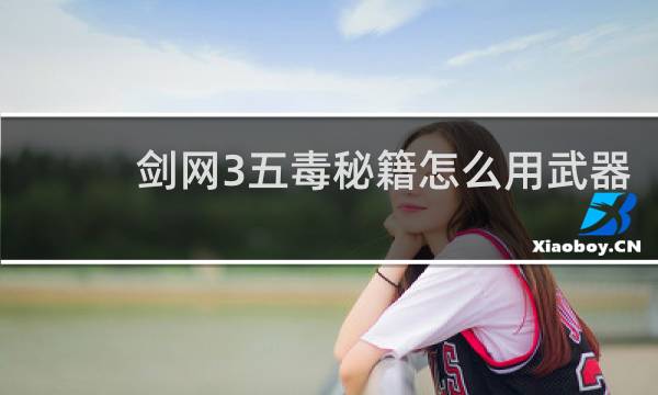 剑网3五毒秘籍怎么用武器