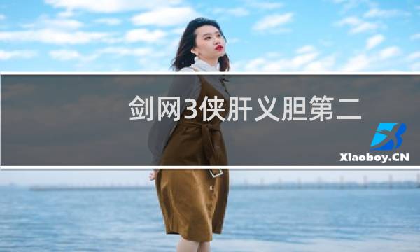 剑网3侠肝义胆第二