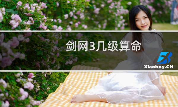 剑网3几级算命