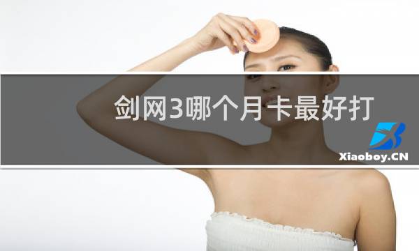 剑网3哪个月卡最好打