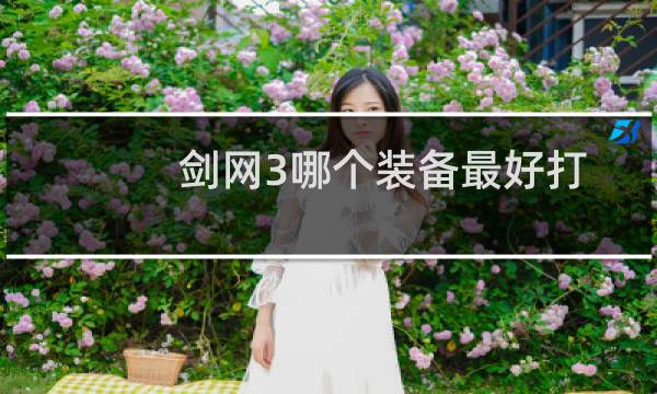 剑网3哪个装备最好打