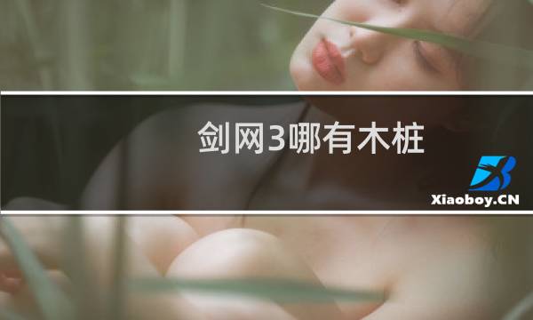 剑网3哪有木桩