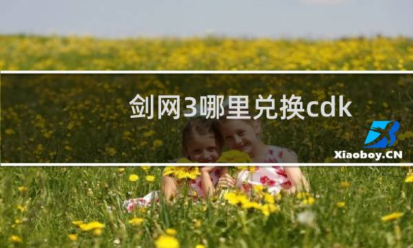 剑网3哪里兑换cdk