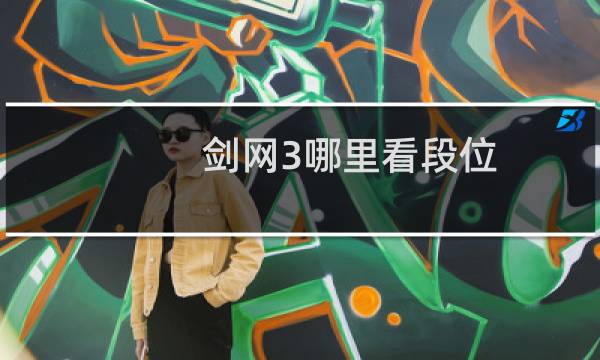 剑网3哪里看段位