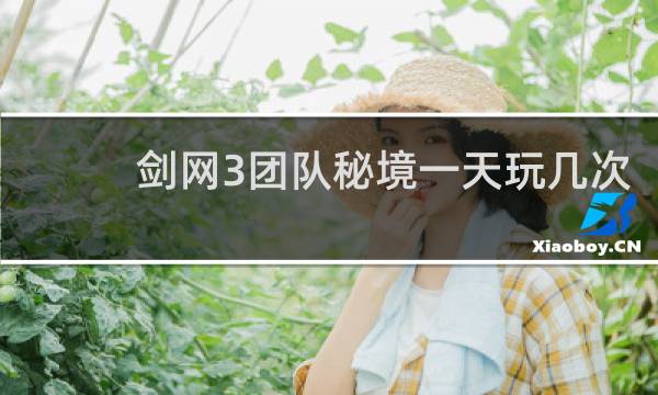 剑网3团队秘境一天玩几次