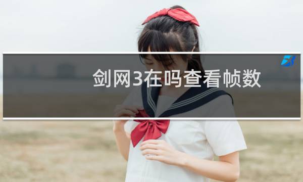 剑网3在吗查看帧数