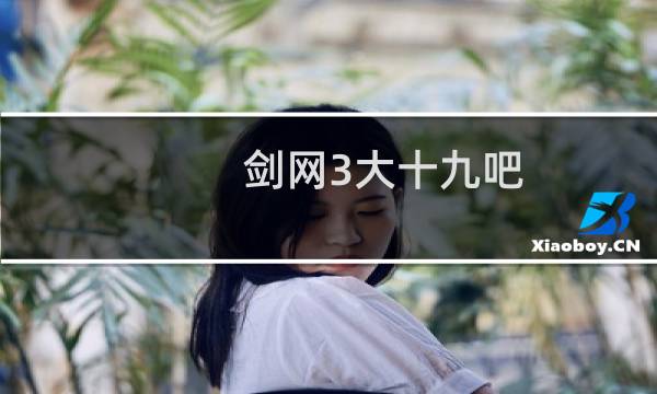 剑网3大十九吧