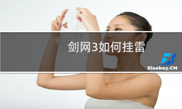 剑网3如何挂雷