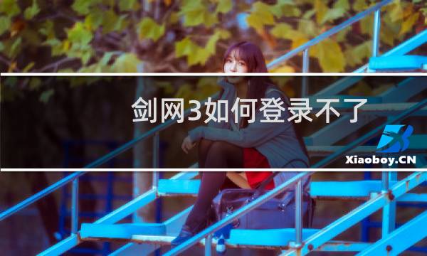 剑网3如何登录不了