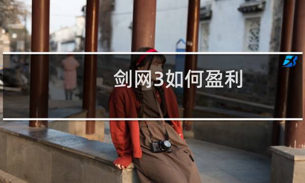剑网3如何盈利