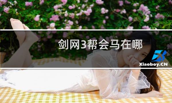 剑网3帮会马在哪