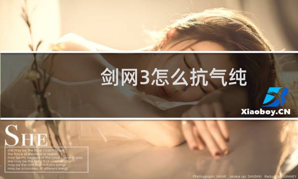 剑网3怎么抗气纯