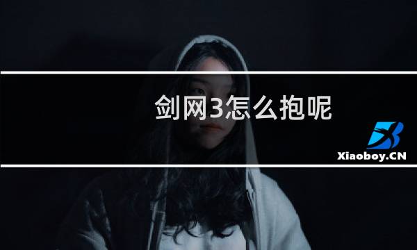 剑网3怎么抱呢
