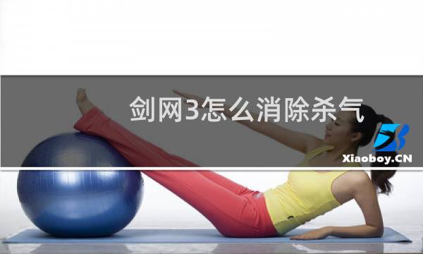 剑网3怎么消除杀气