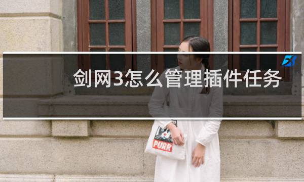 剑网3怎么管理插件任务