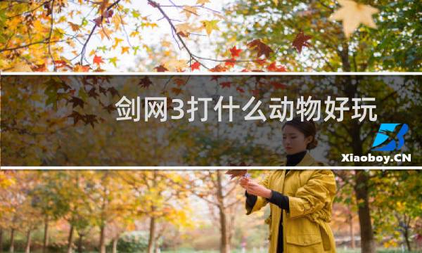 剑网3打什么动物好玩