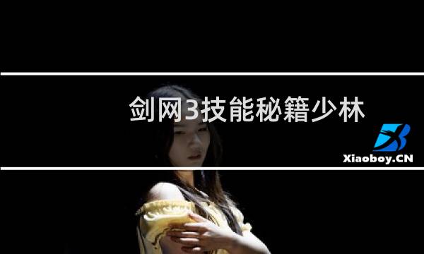 剑网3技能秘籍少林
