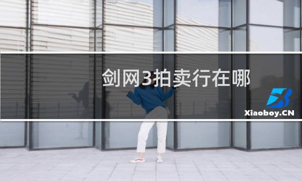 剑网3拍卖行在哪
