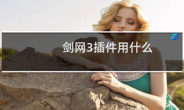 剑网3插件用什么