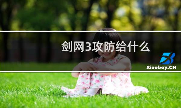 剑网3攻防给什么