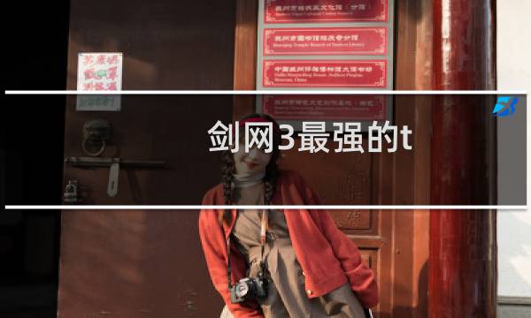 剑网3最强的t