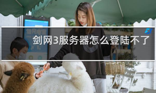 剑网3服务器怎么登陆不了