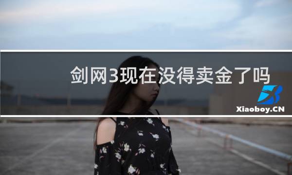 剑网3现在没得卖金了吗