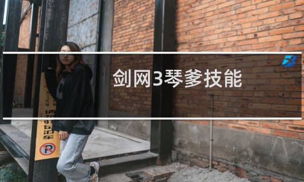 剑网3琴爹技能