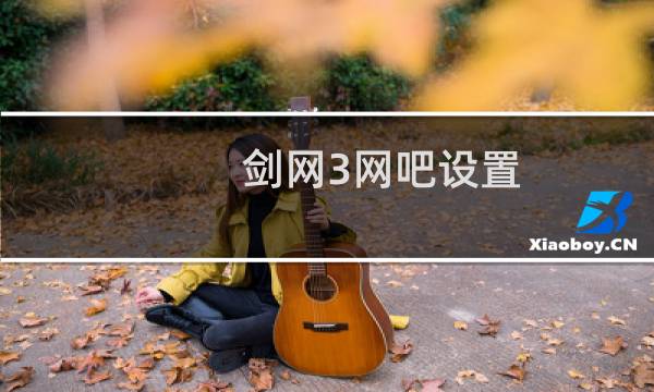 剑网3网吧设置